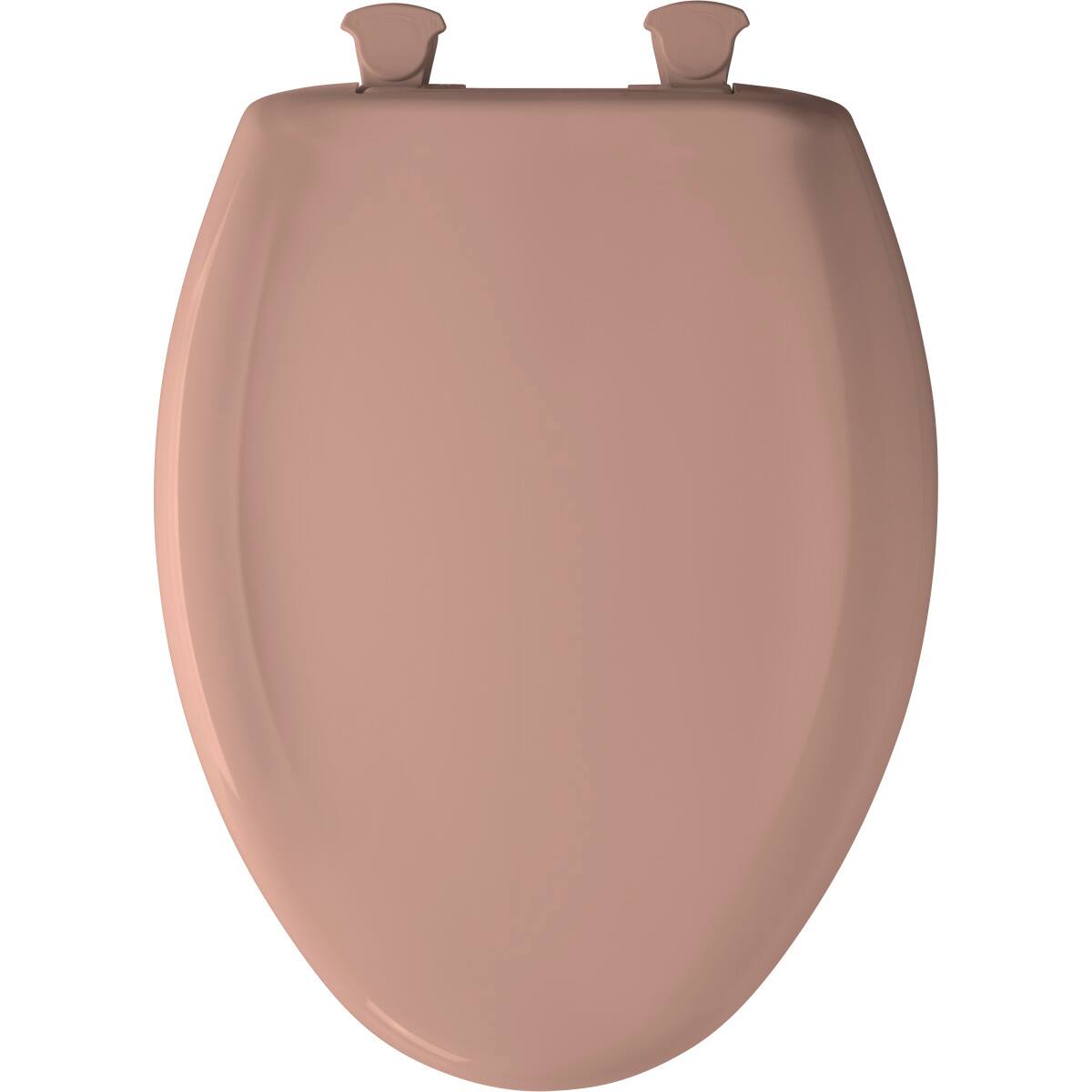 Angle. BEMIS - Bemis Elongated Plastic Toilet Seat in Wild Rose with STA-TITE Seat Fastening System, EasyClean and  WhisperClose Hinge - Wild Rose.