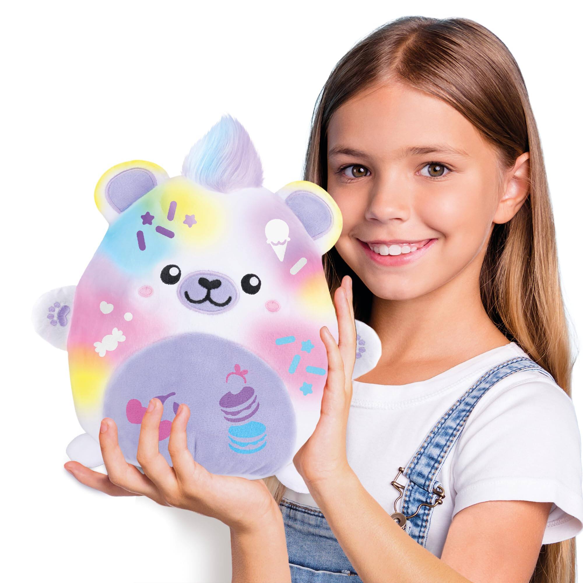 Alt View 1. Canal Toys - Airbrush Plush Kawaii Bear – DIY Squishy Plush Decorating Kit.