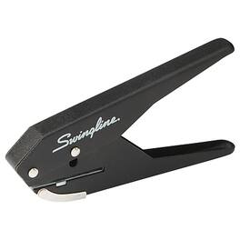 Swingline - Low Force Handheld Hole Punch, 20 Sheet Capacity - Black