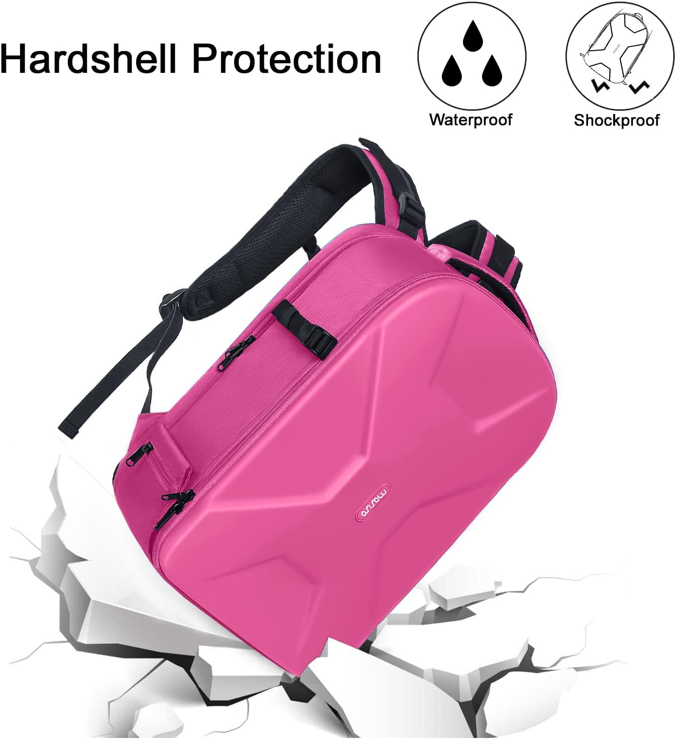 Hardshell Protection  
Waterproof  
Shockproof