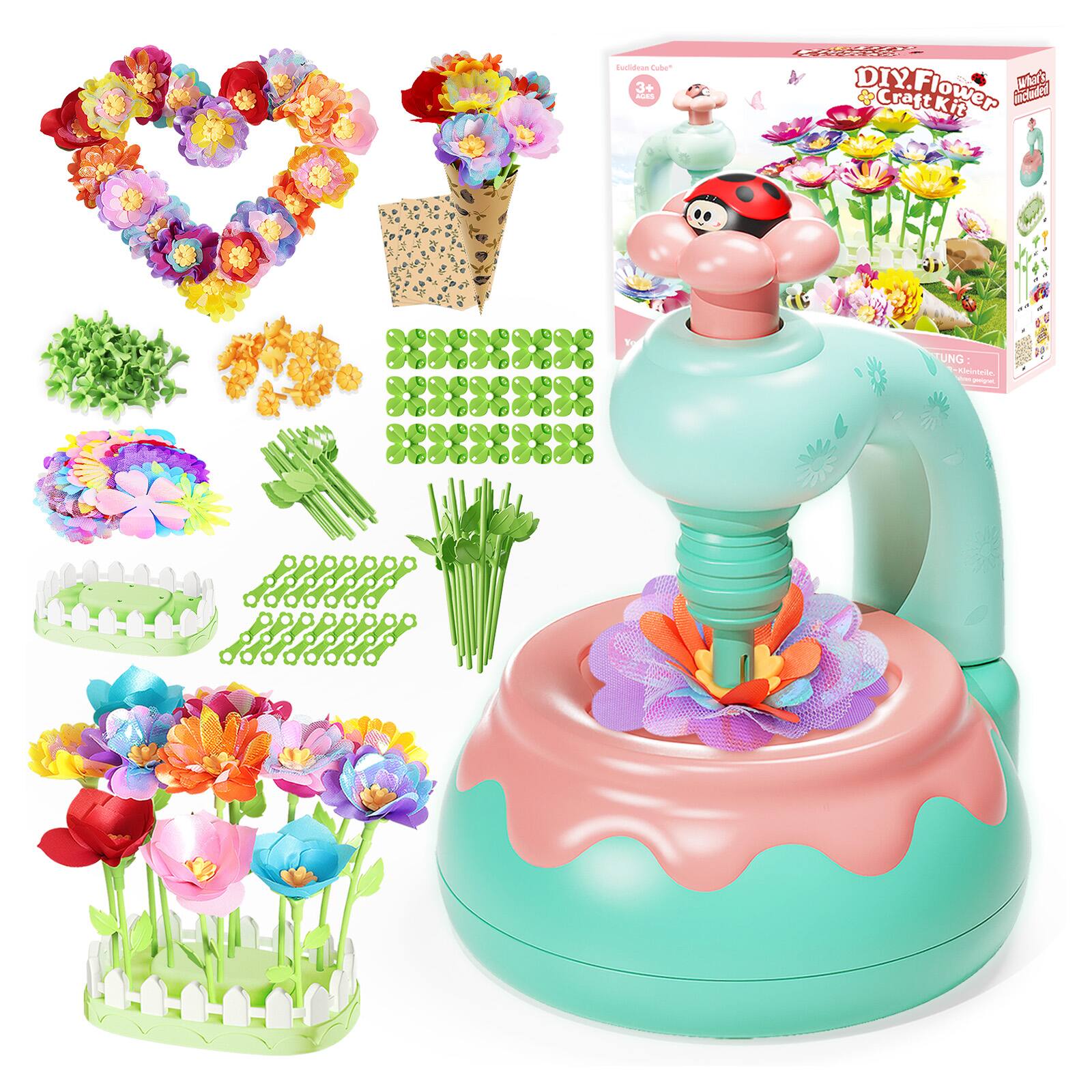 Soctidoss Culter 3+ . DIY Flower Craft Kit

What's included:

- 3+ years

- 1 Adhesive