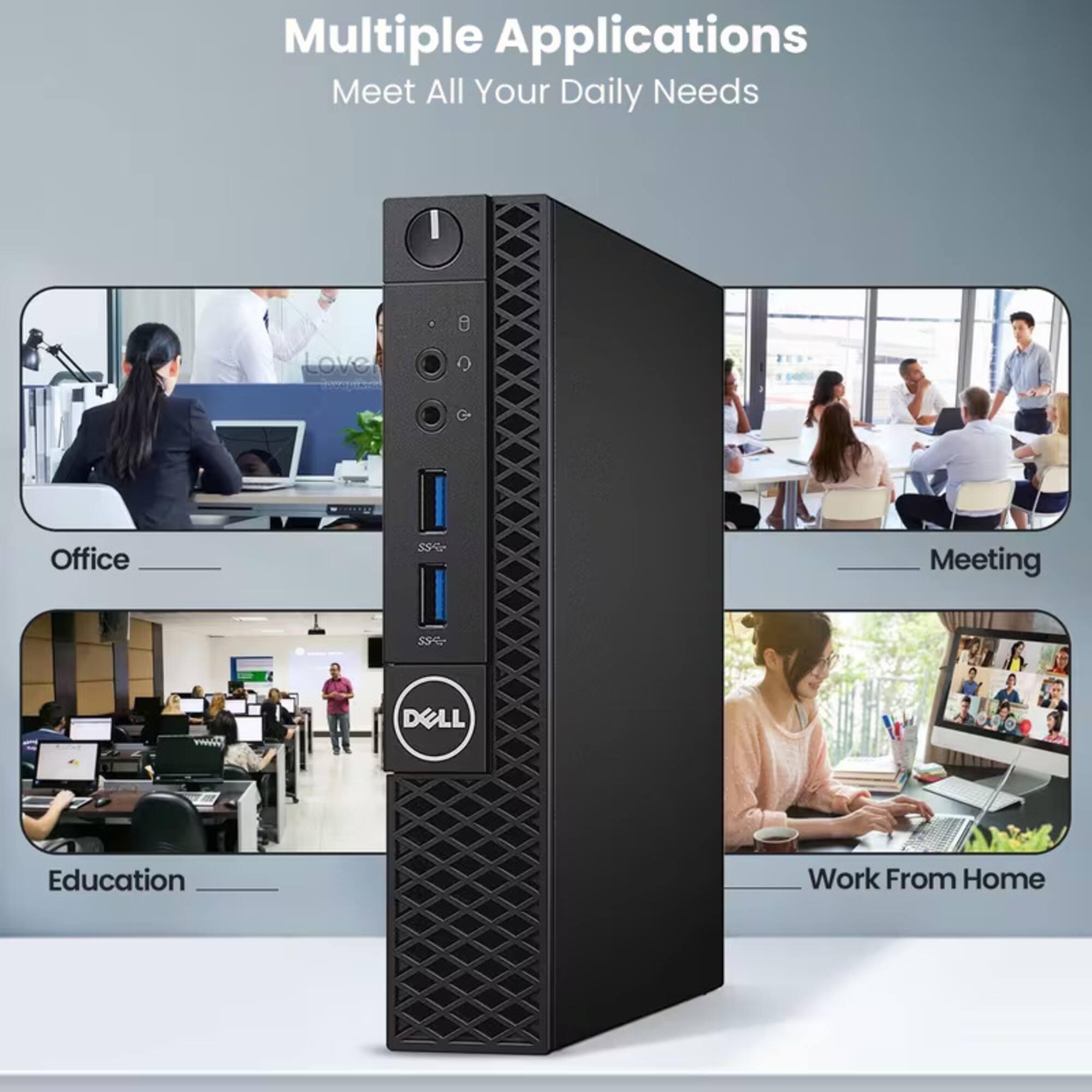 Dell Refurbished Excellent OptiPlex 3060 TIny Desktop PC | Intel