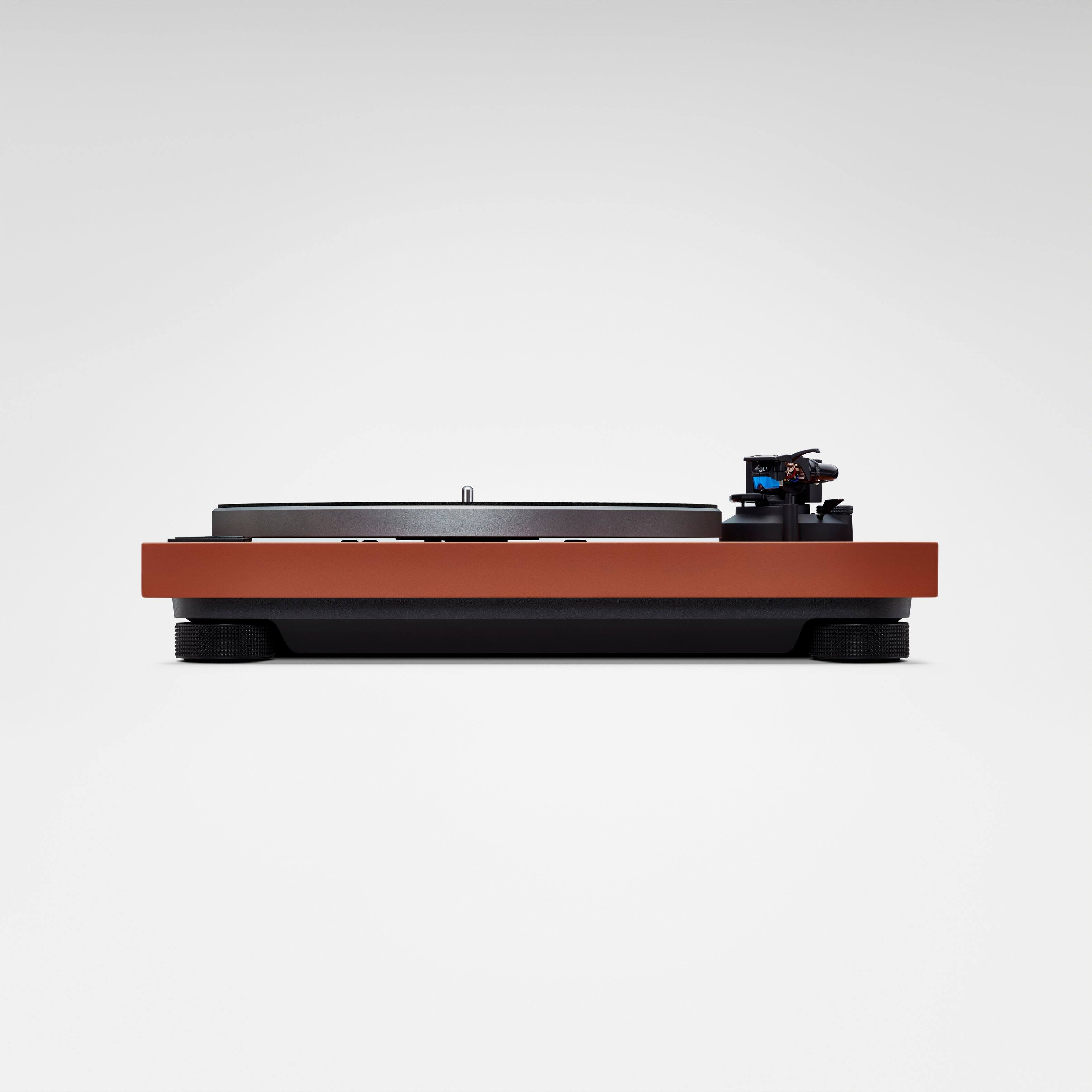Alt View 5. Technics - Technics HiFi Bluetooth Turntable with Coreless Direct Drive Motor, Audiophile-Grade Cartridge and Precision Tonearm - Terracotta Brown.