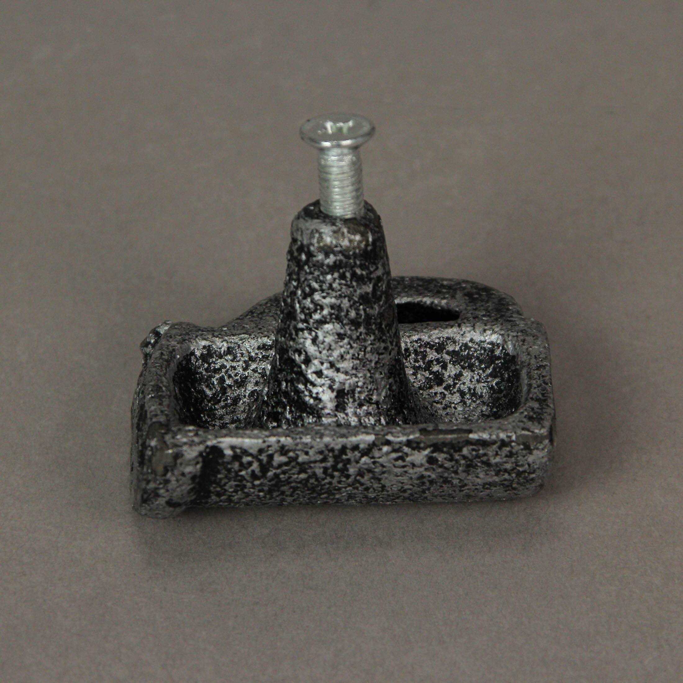 Alt View 2. Zeckos - Antique Silver Finish Cast Iron Beer Mug Cabinet Knob Drawer Pulls Set of 6 - Silver.