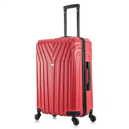 InUSA - Vasty Lightweight Hardside Spinner Luggage 24" - Red