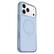 Left. OtterBox - Symmetry Series Hard Shell for Apple iPhone 17 Pro Max - Blue.