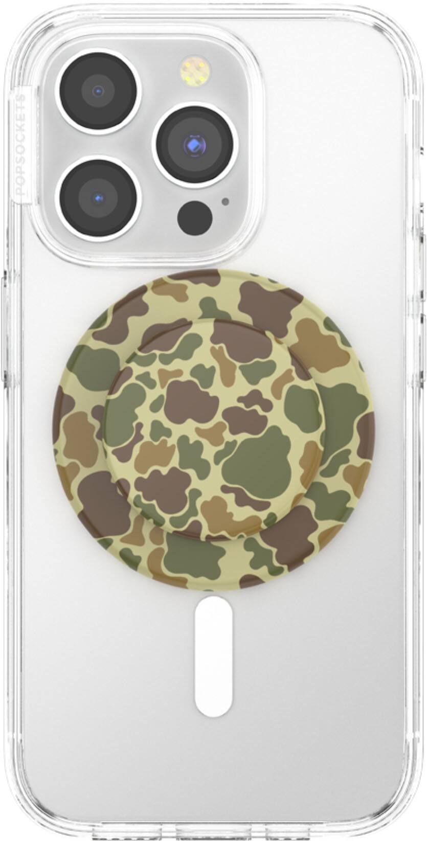 Alt View 1. PopSockets - MagSafe PopGrip Universal Magnetic Grip & Stand with Adapter Ring for Cell Phones - Bruce.