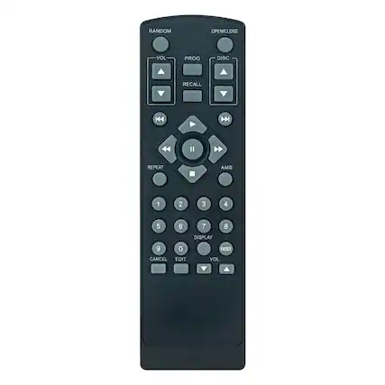 RANDOM
VOL
PROG
RECALL
OPEN/CLOSE
DISC
ALL
REPEAT
AMS
DISPLAY
FADER
CANCEL
EDIT