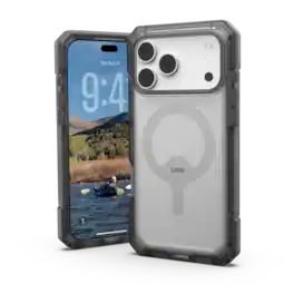 UAG - Trooper Series case with MagSafe for Apple iPhone 18 Pro Max/iPhone 17 Pro Max - Clear/Ash
