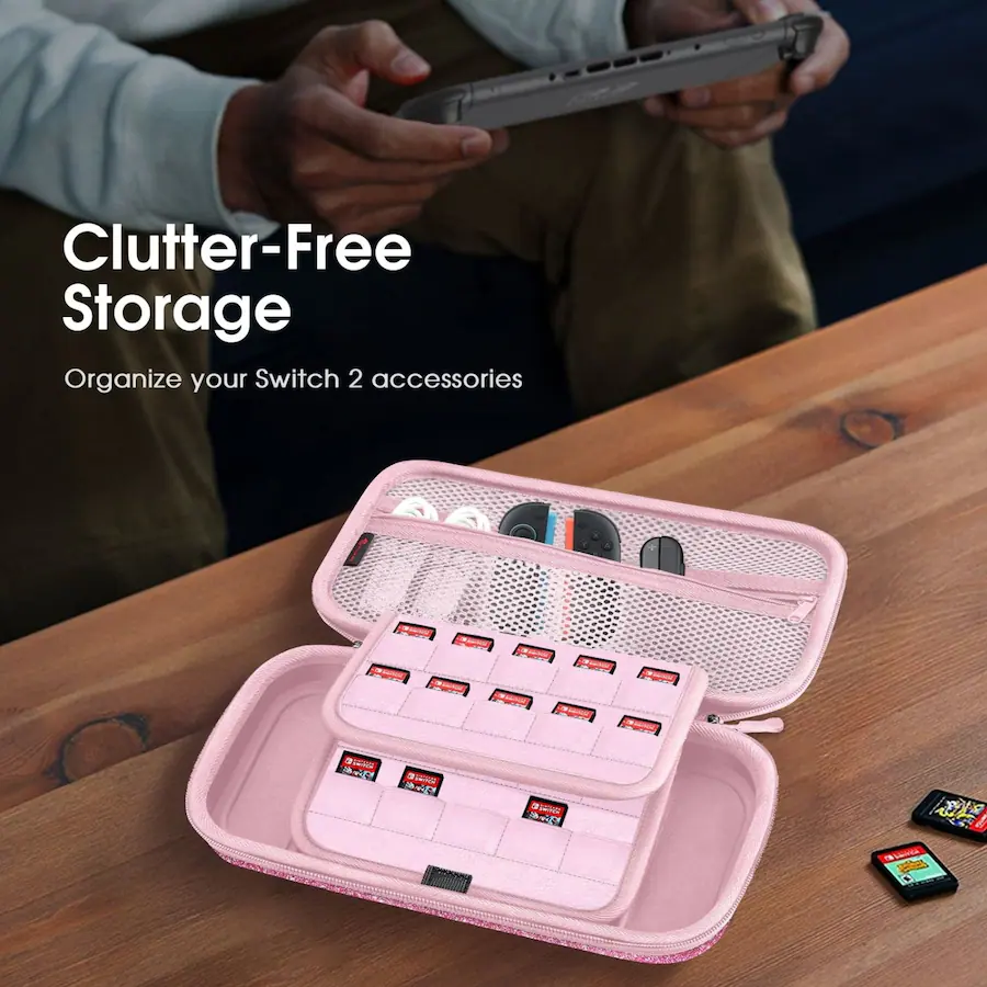 Carrying Case Pink Nintendo Switch Accessories Amazon Nintendo