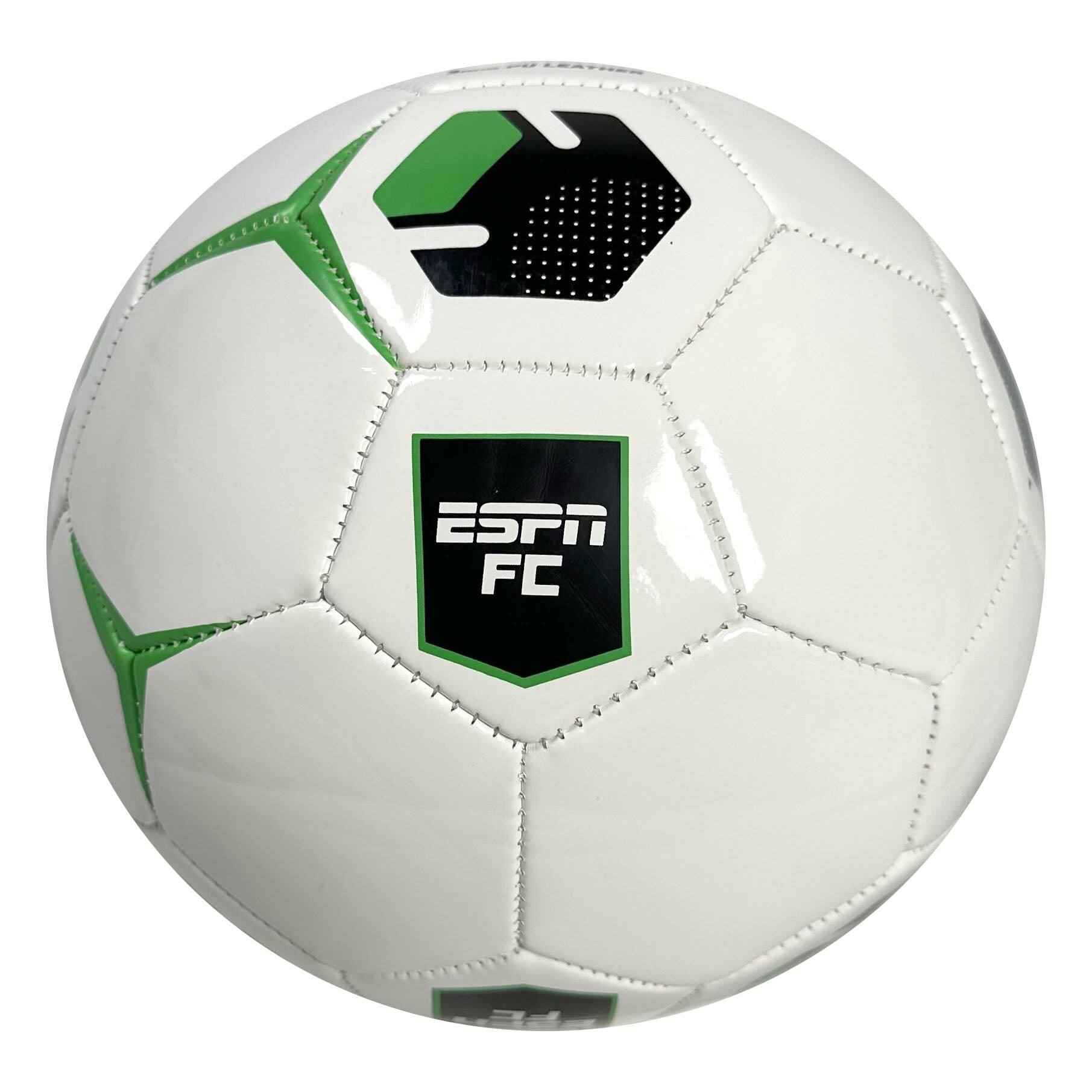 Front. ESPN - High Spec Size 3 Soccer Ball 3.0mm - White.