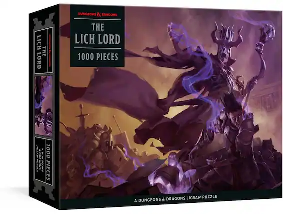 Dungeons & Dragons
The Lich Lord
1000 Pieces
A Dungeons & Dragons Jigsaw Puzzle