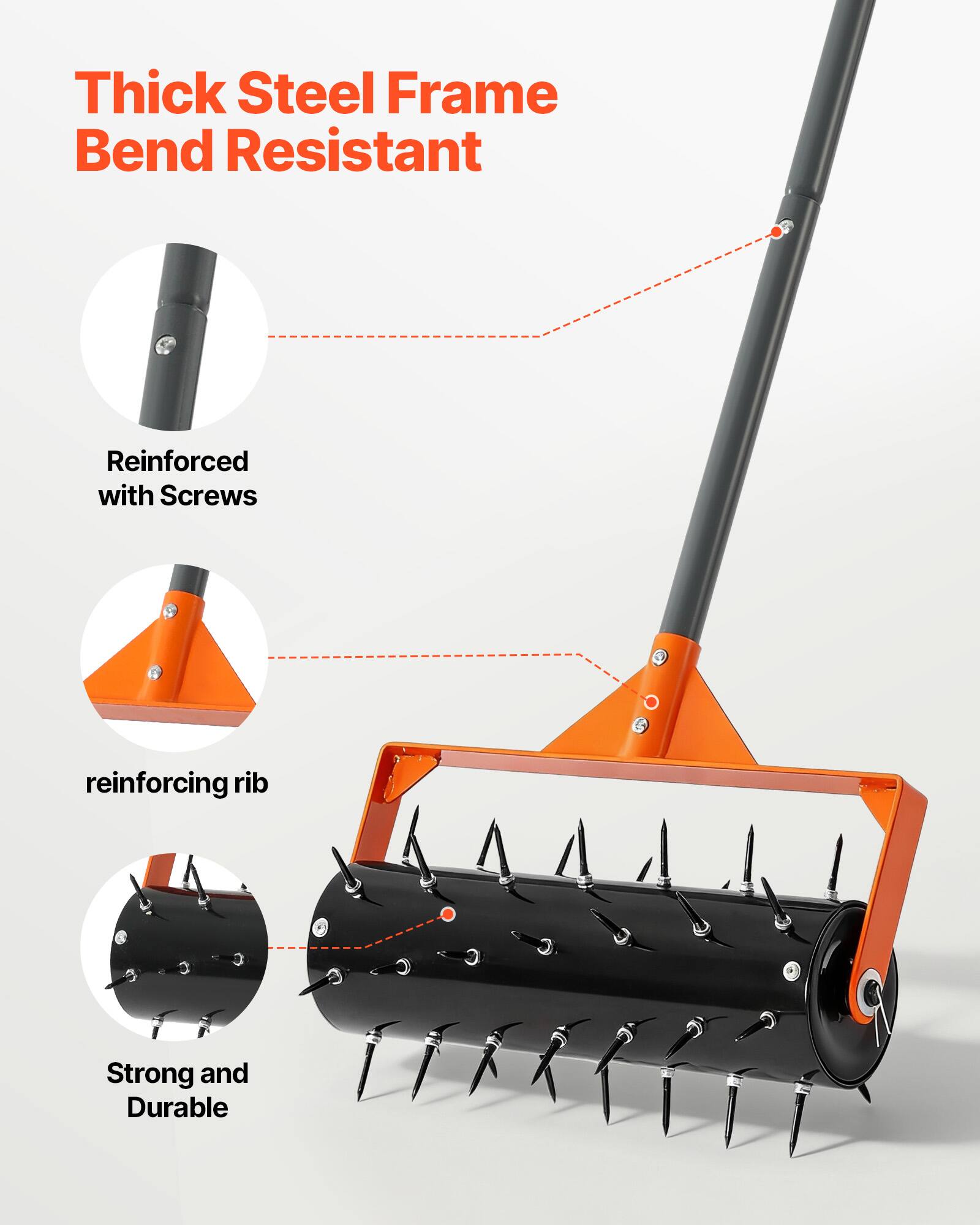 Thick Steel Frame Bend Resistant Reinforced with Screws reinforcing rib Strong and Durable
