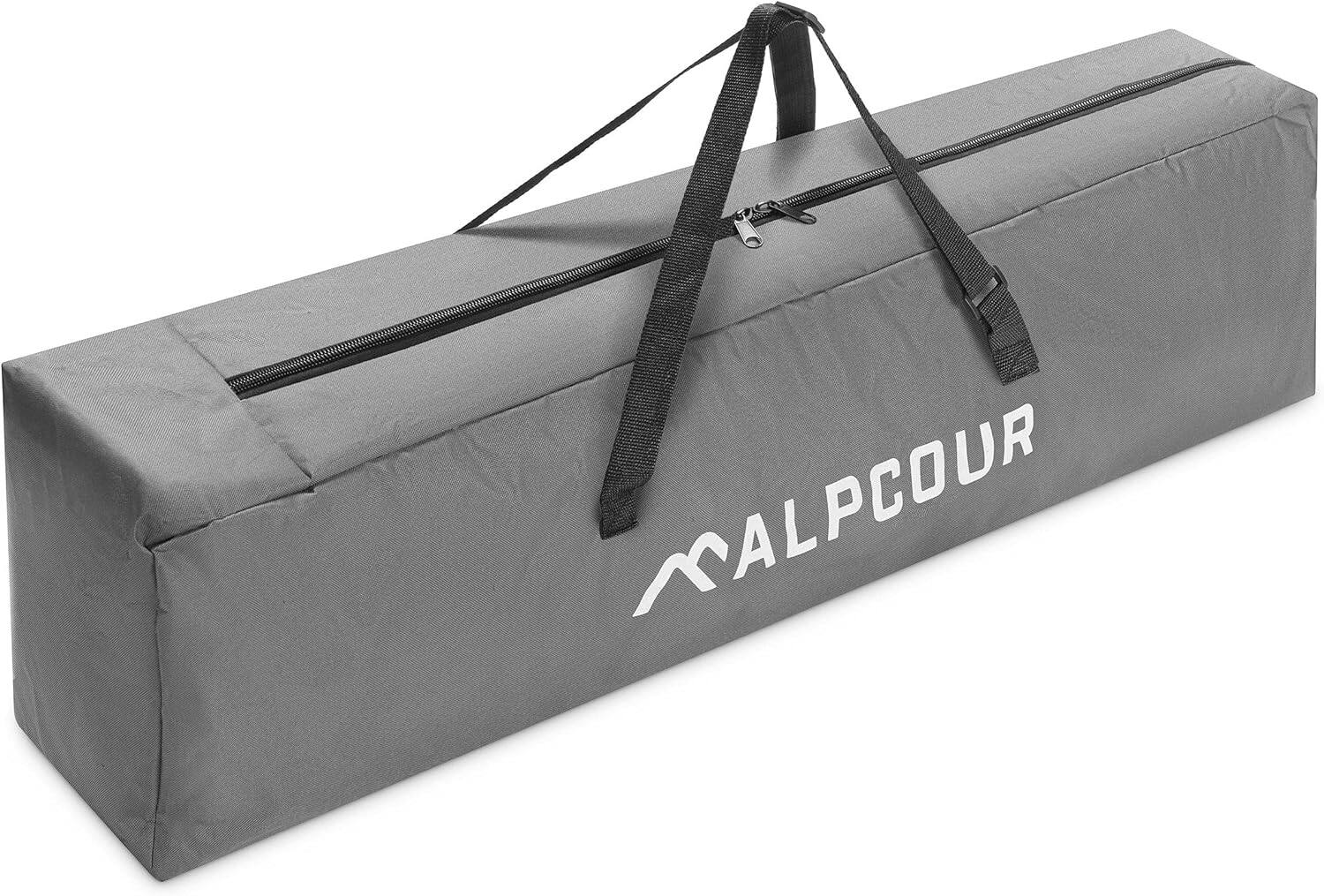 Alpcour - 42-Inch Heavy Duty Polyester Bag for Camping Cots and Chairs - Grey - Gray