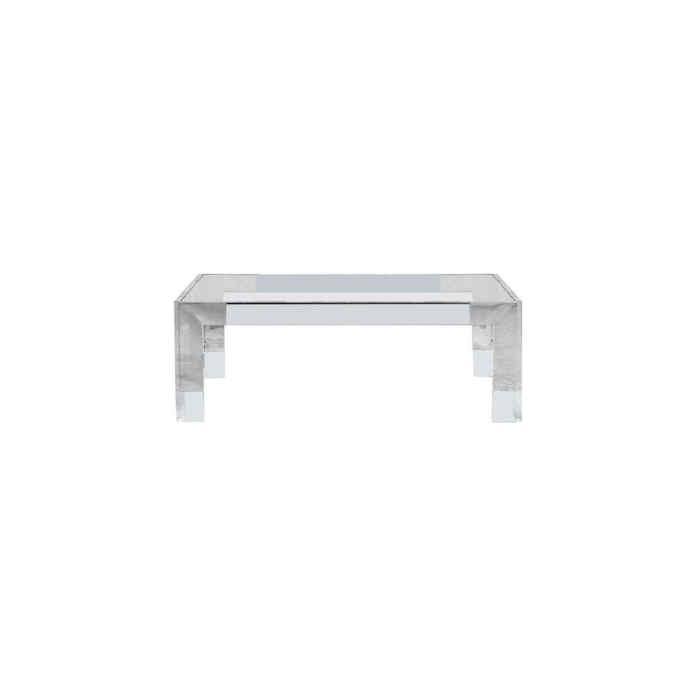 Alt View 2. Meridian Furniture - Casper Coffee Table - Clear.
