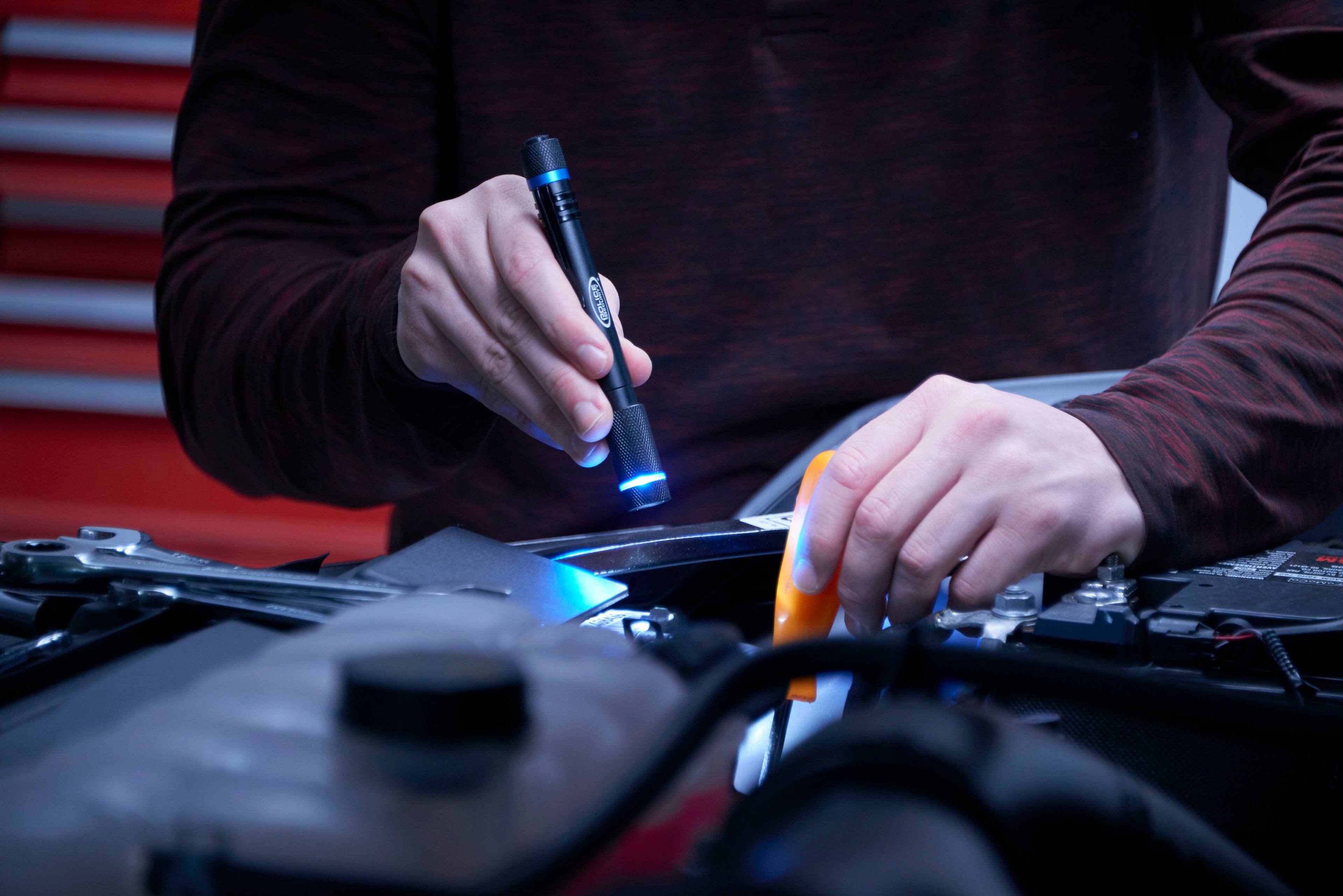 Left. Police Security - Aura Black - Black.