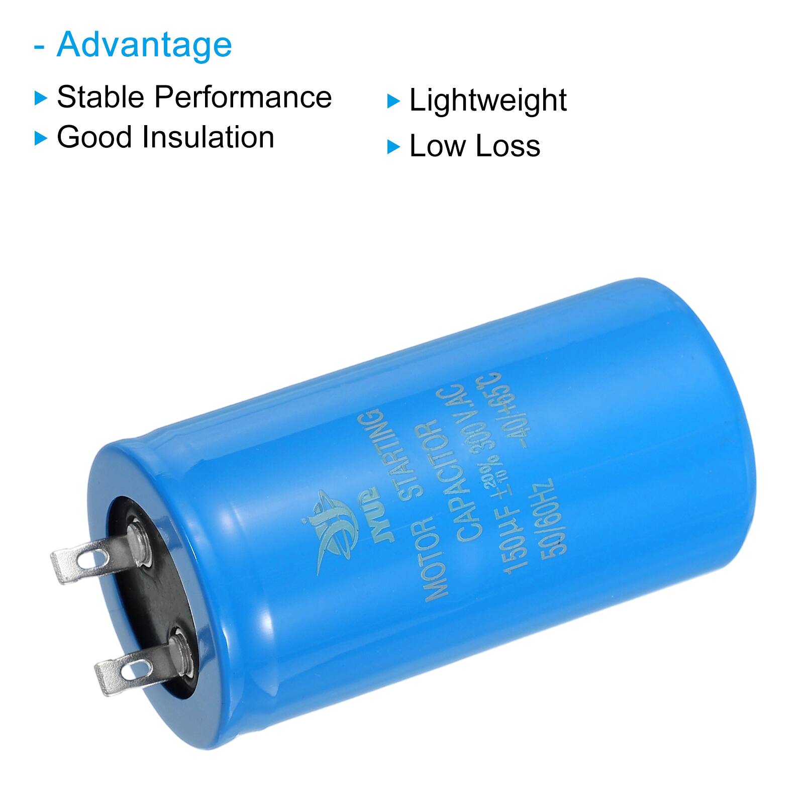 - Advantage
  - Stable Performance
  - Good Insulation
  - Lightweight
  - Low Loss

- V.A.C -40/+65
- STARTING 300 CAPACITOR 70% JYUP 150HF 50/60Hz MOTOR