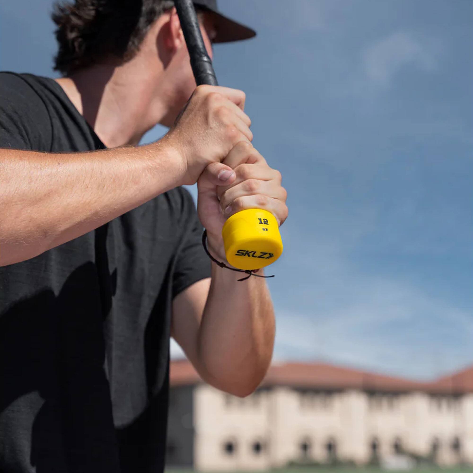 Alt View 2. SKLZ - SKLZ Hitter's Handle Weighted Swing Knob, 12 oz - Yellow.