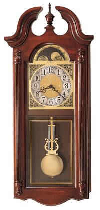Howard Miller - Fenwick Wall Clock 620158 Windsor Cherry - Brown
