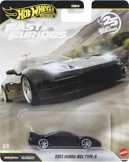 Mattel - Hot Wheels Premium: Fast & Furious 2003 Honda NSX Type-R - COLLECTIBLES - Multicolor