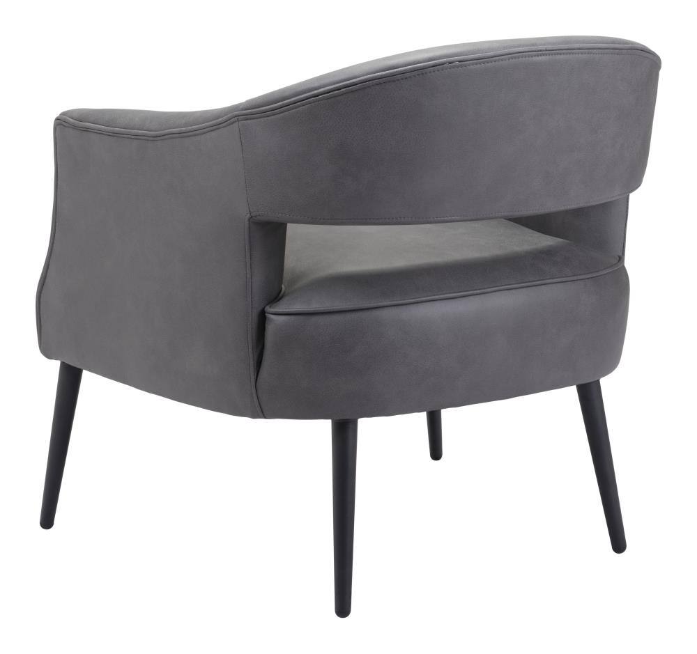 Alt View 1. Hivvago - Berkeley Accent Chair Vintage Gray - Vintage Gray.