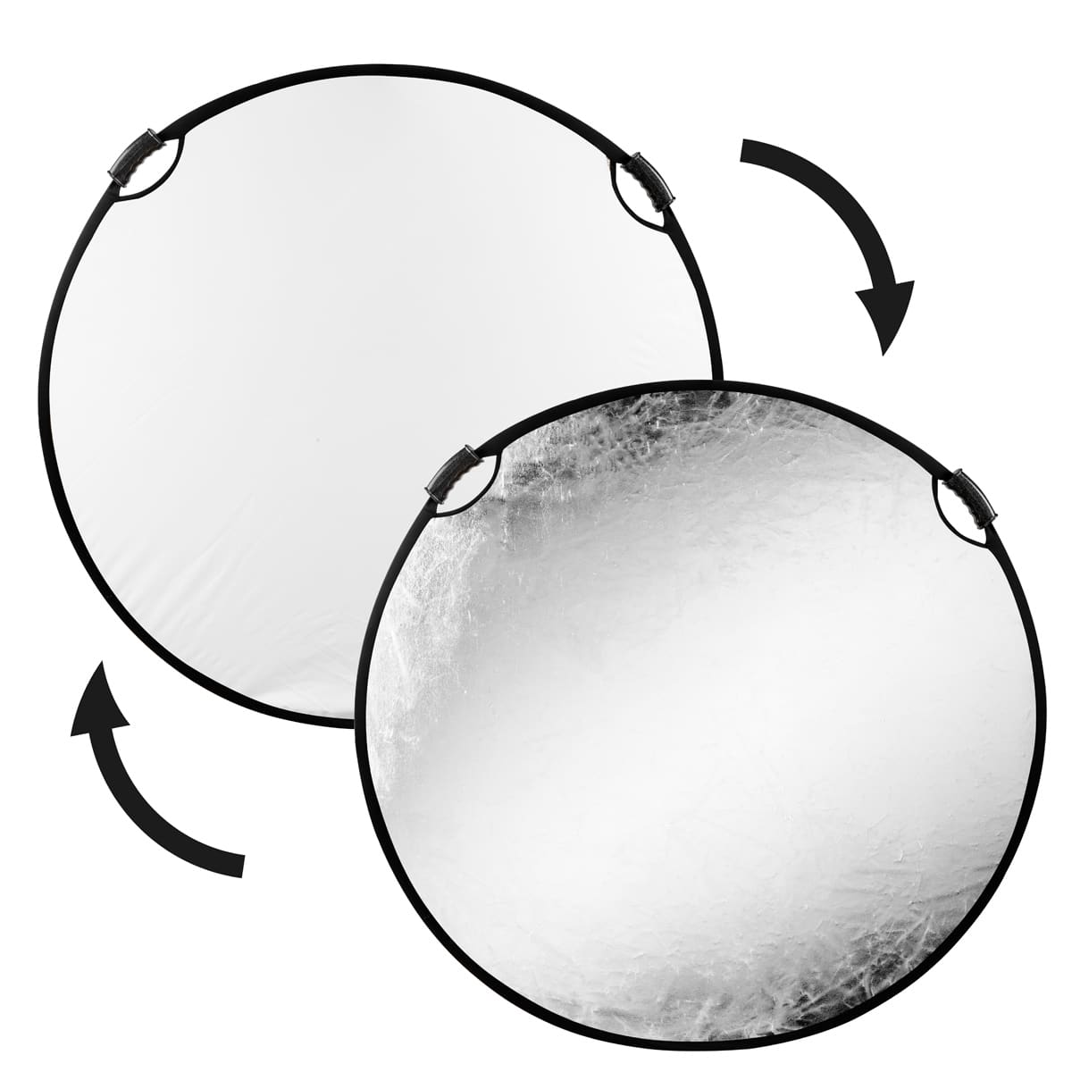 "Glow - Circular Collapsible Reflector with Handles (52"", Silver/White)" price history on PriceWatchPro