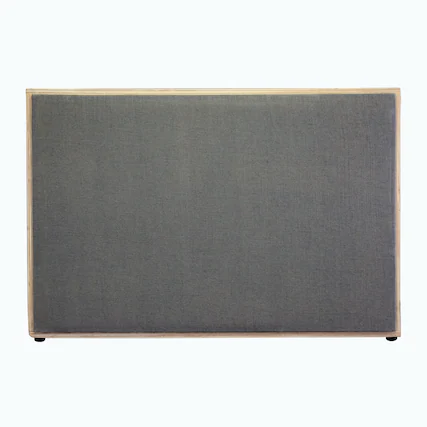 Front. ATS Acoustics - Studio Stacker Portable and Stackable Gobo and Bass Trap 24" x 36" x 10" - Gray/Gray Pine Finish.