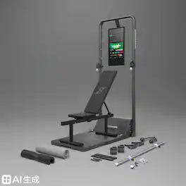 Speediance - Gym Monster 2S Smart AI Home Gym - Multi-Functional Full Body Strength Training Machine - Black