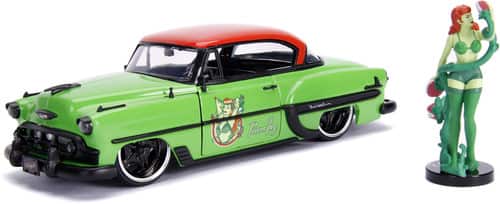 Jada Toys - DC Comics Bombshells Poison Ivy & 1953 Chevy Bel Air Die-cast Car, 1:24 Scale Vehicle, - Collectibles - Multicolor