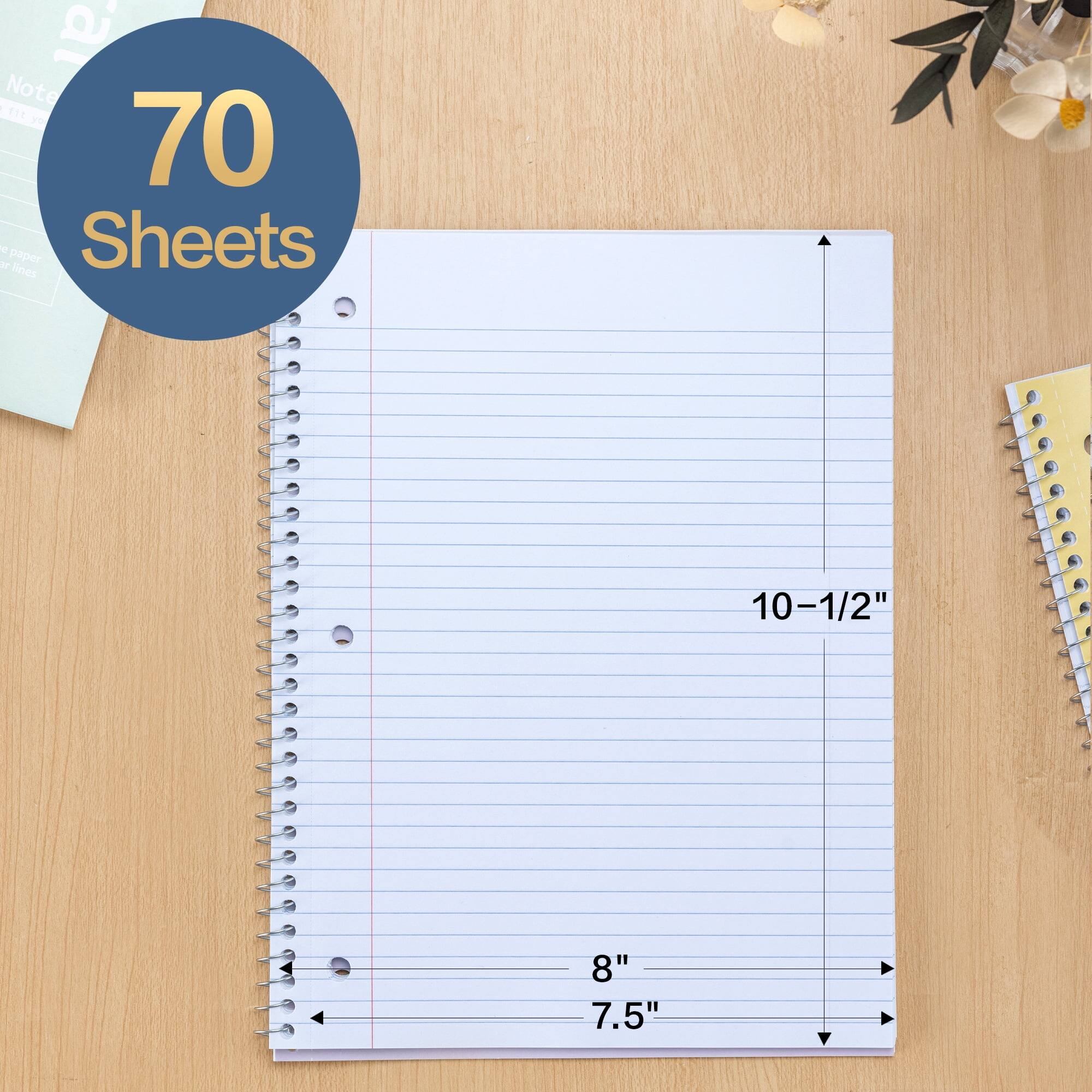 a - Note E1t yo 70 e E paper Sheets 10-1/2" x 8" x 7.5"