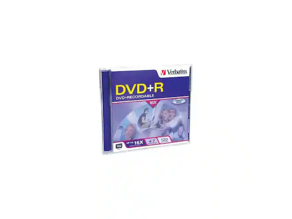 DVD+R
DVD+RECORDABLE
16X
UP TO 16X
4.7 GB
120 MIN
RW