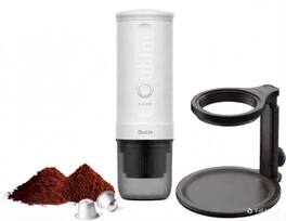 Outin - Nano Portable Electric Espresso Machine, Detachable Universal Coffee Stand - White