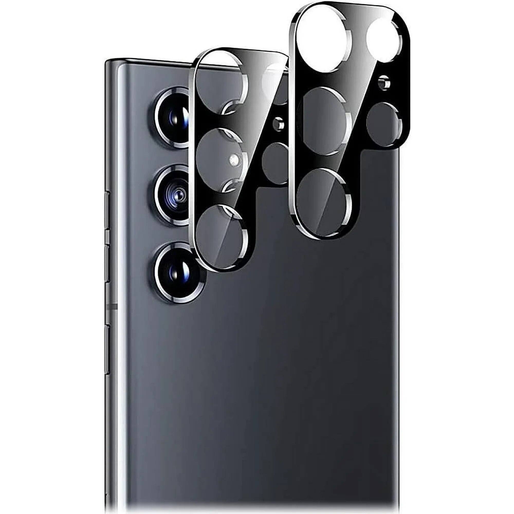 Front. Entronix - Entronix Ultra-Thin Clear Camera Lens Protector for Samsung Galaxy S25 Ultra - 2-Pack - Clear.