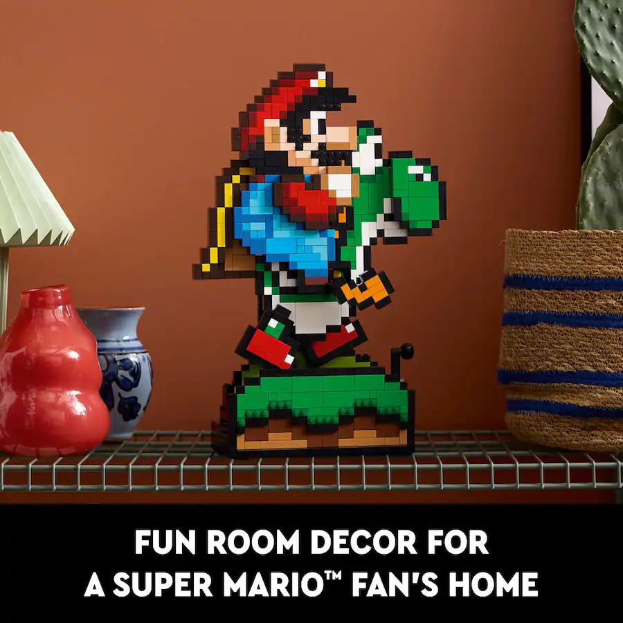 LEGO Super Mario Super Mario World: Mario Yoshi Nintendo Figure