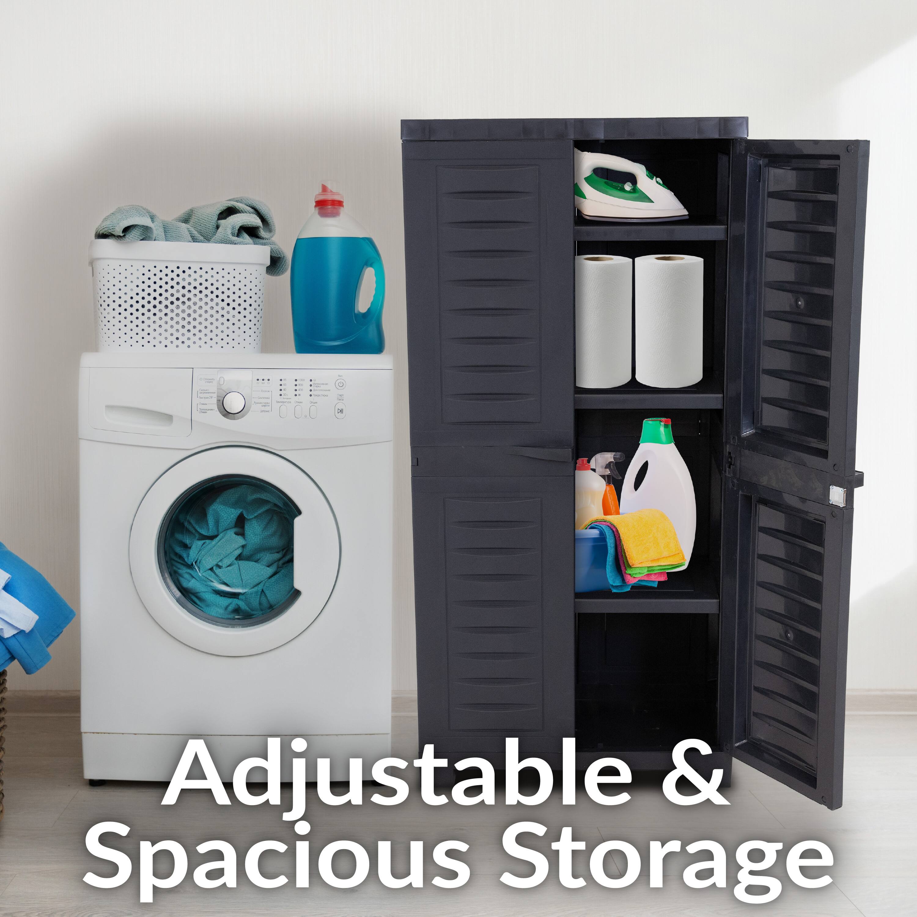 Adjustable & Spacious Storage
