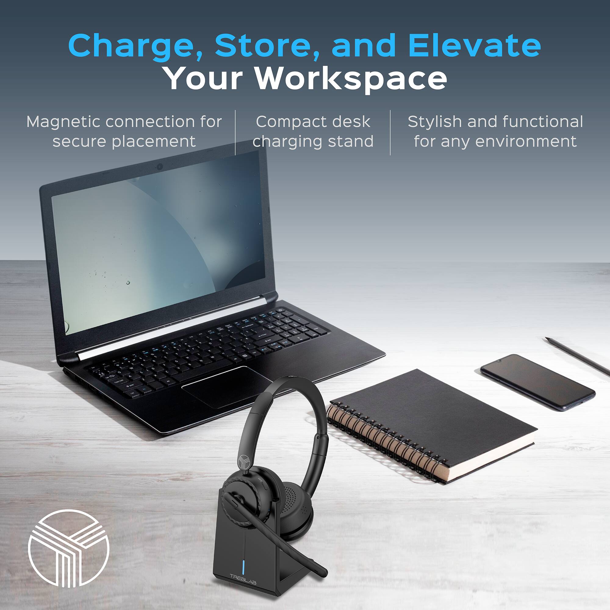 Charge, Store, and Elevate Your Workspace

- Magnetic connection for secure placement
- Compact desk charging stand
- Stylish and functional for any environment