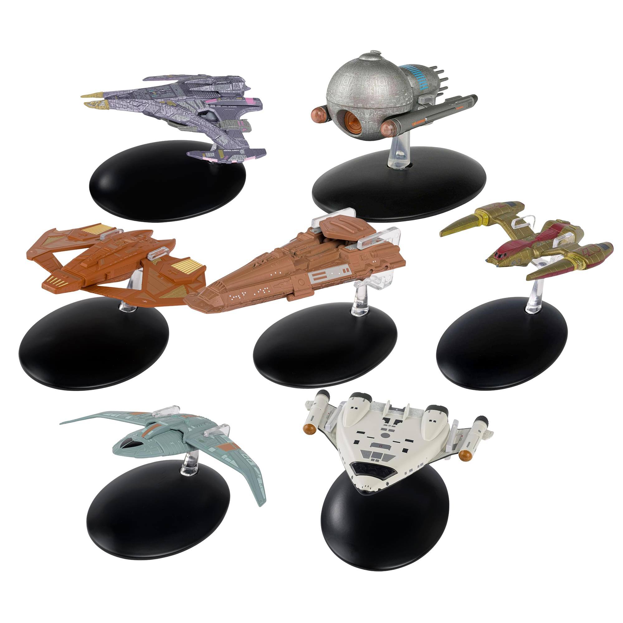 Alt View 1. Eaglemoss - Eaglemoss Star Trek Starship Replica Set of 50 Brand New Original Packaging.