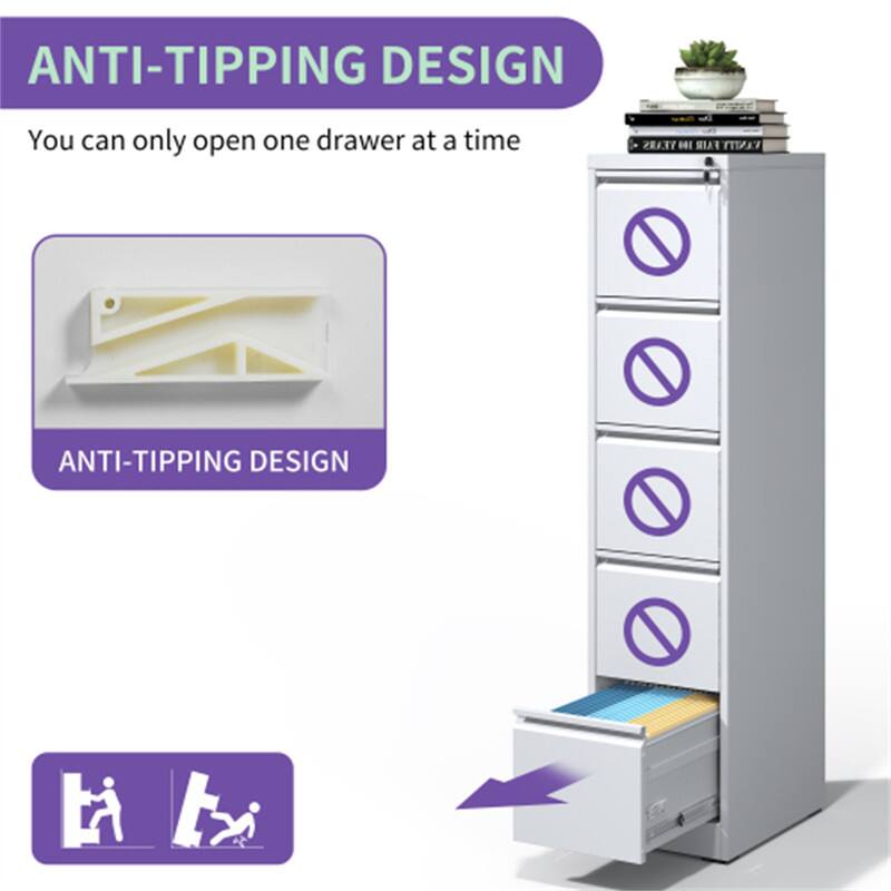 ANTI-TIPPING DESIGN  
You can only open one drawer at a time  

ANTI-TIPPING DESIGN