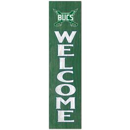 Jardine - Shelton State Buccaneers 12" x 48" Outdoor Leaner Welcome Sign - Green