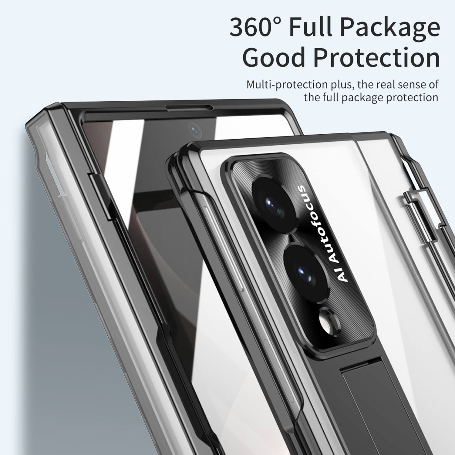 360° Full Package Good Protection  
Multi-protection plus, the real sense of the full package protection  
AI Autofocus