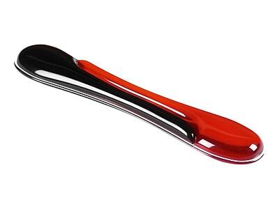 Alt View 2. Kensington - Duo Gel Wrist Rest, Black/Red (62398) - Black.