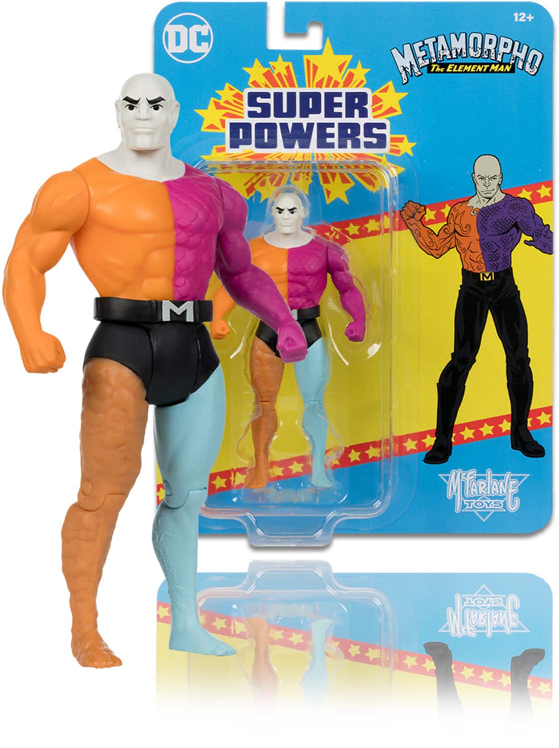 DC Direct - Justice League - Super Powers - 4.5" Metamorpho Action Figure - COLLECTABLES - Multicolor