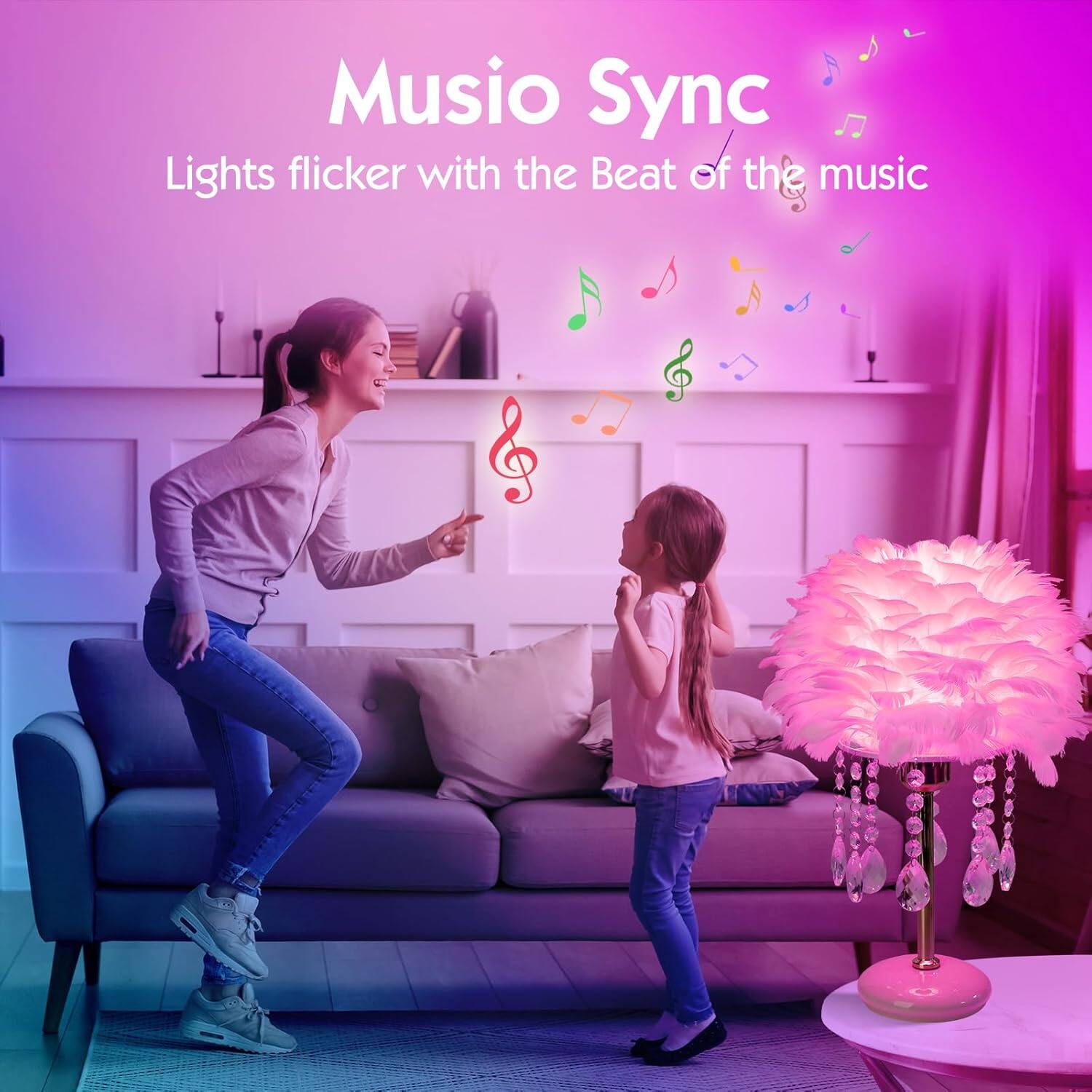 Musio Sync  
Lights flicker with the Beat of the music