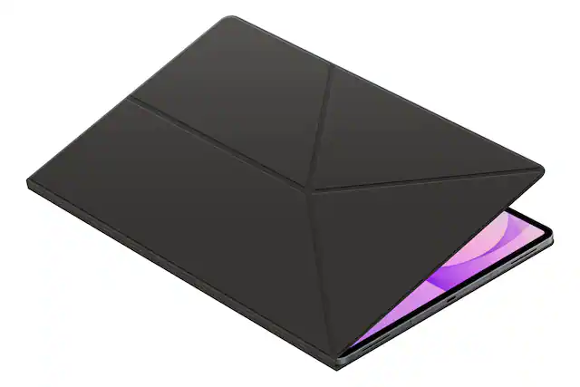 Front. Samsung - Galaxy Tab S12 Ultra/S11 Ultra Book Cover - Black.