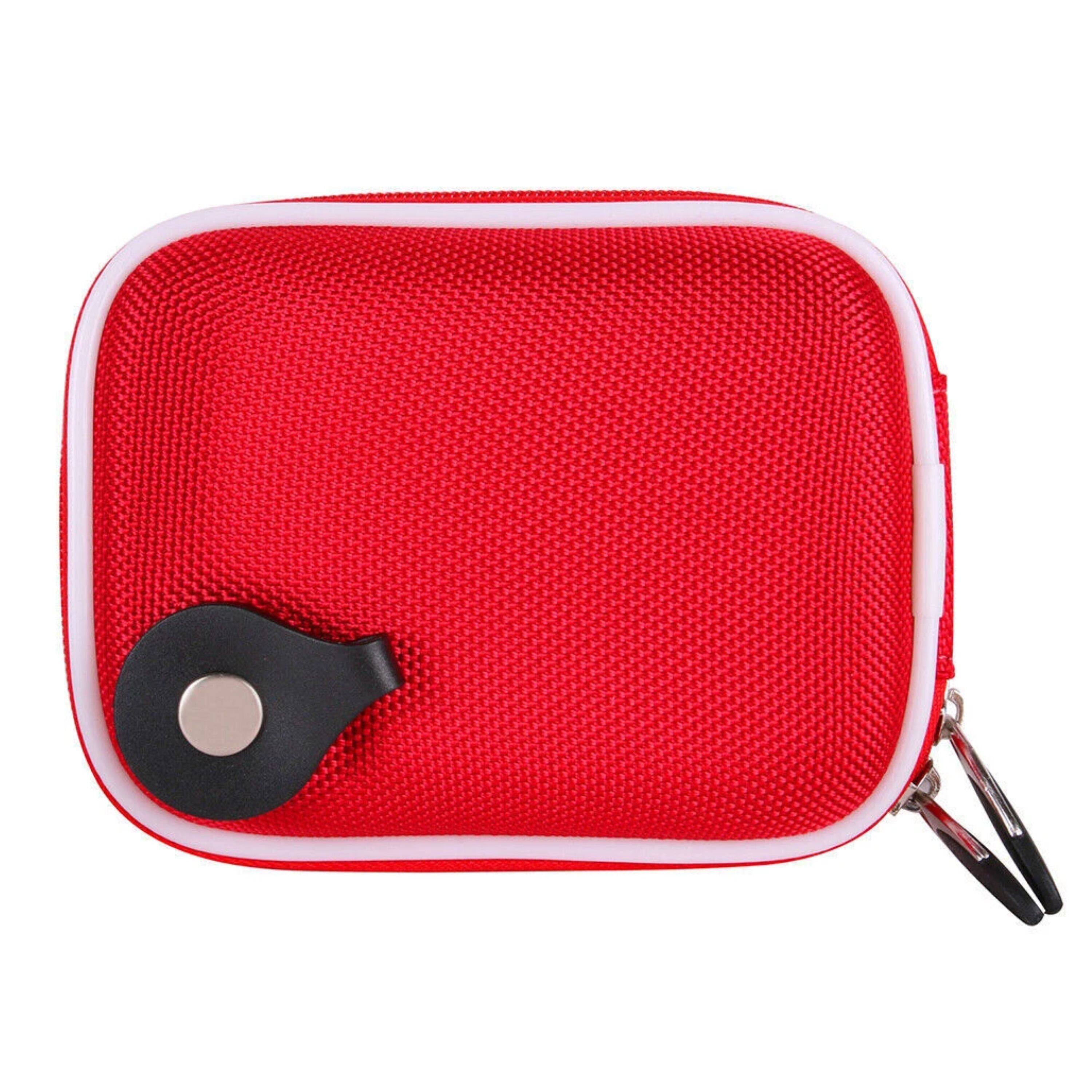 Angle. Kitcheniva - Nylon Compact Camera Case Pouch Bag For Canon Powershot - Red.