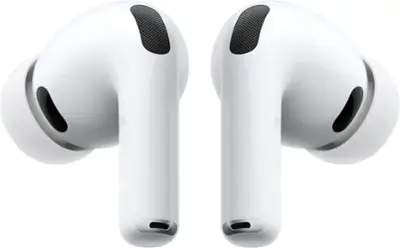 Apple - AirPods Pro 3, Wireless Active Noise Cancelling Earbuds with Heart Rate Sensing Feature - White
