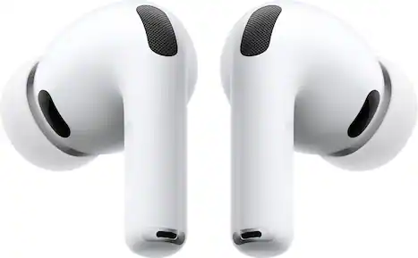 Apple - AirPods Pro 3, Wireless Active Noise Cancelling Earbuds with Heart Rate Sensing Feature - White