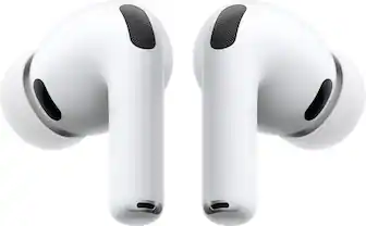 Apple - AirPods Pro 3, Wireless Active Noise Cancelling Earbuds with Heart Rate Sensing Feature - White