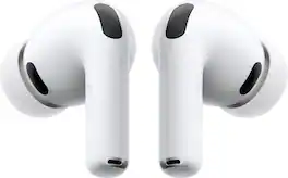 Apple - AirPods Pro 3, Wireless Active Noise Cancelling Earbuds with Heart Rate Sensing Feature - White