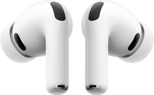 Apple - AirPods Pro 3, Wireless Active Noise Cancelling Earbuds with Heart Rate Sensing Feature - White